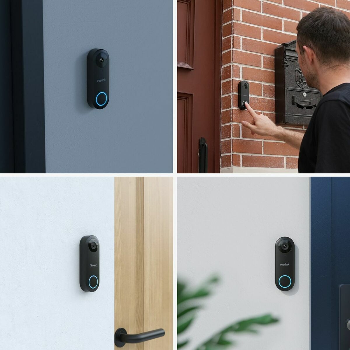 Interphone Vidéo Intelligent Reolink Noir